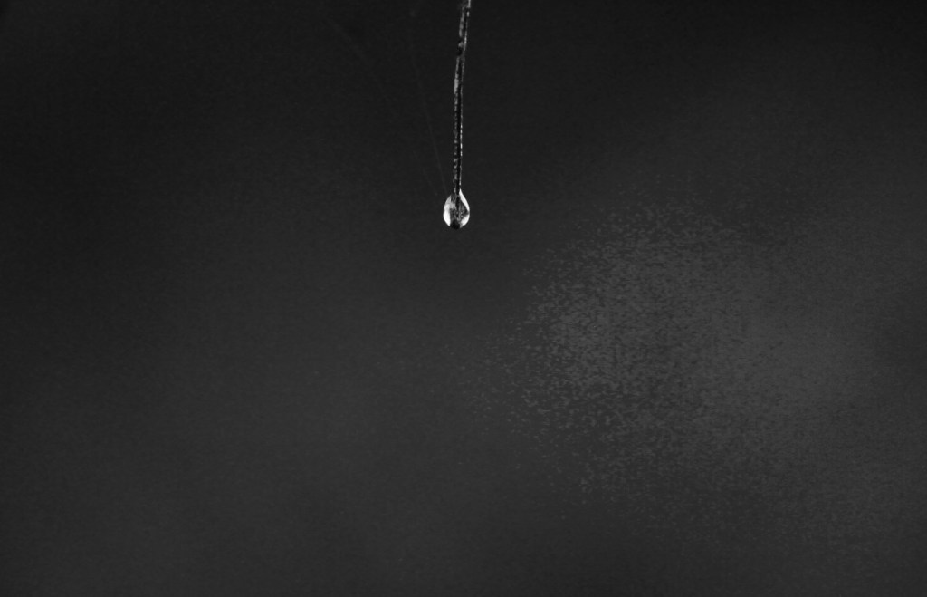 Let the tear drop, in the end, keep on&nbsp;keeping